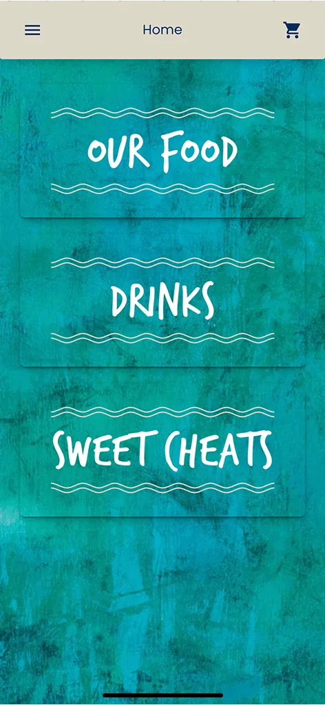Ocean Basket menu on eMenu